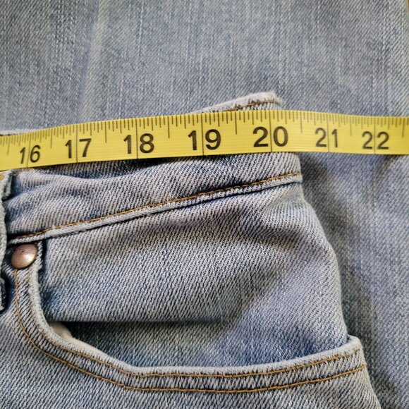 Vintage Tommy Hilfiger Hipster Blue Jean Capris Misses 18 - Picture 6 of 10